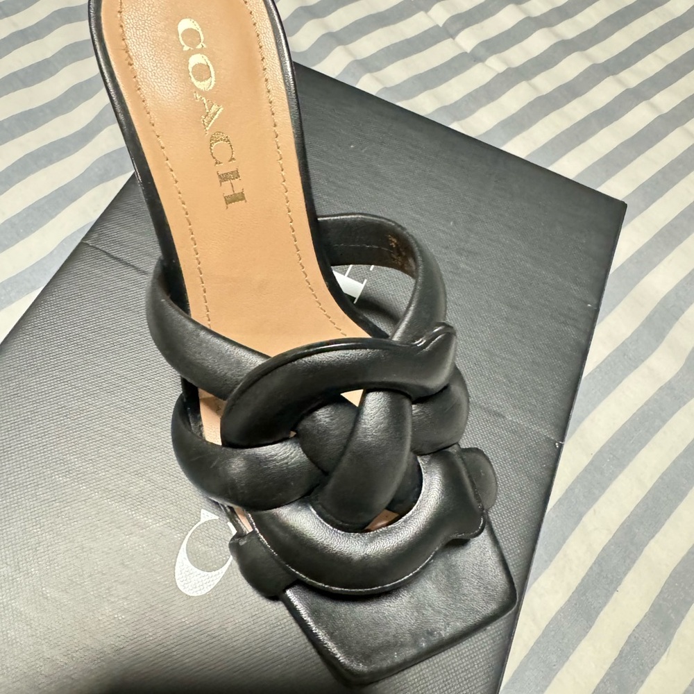 Coach Kelly leather sandal